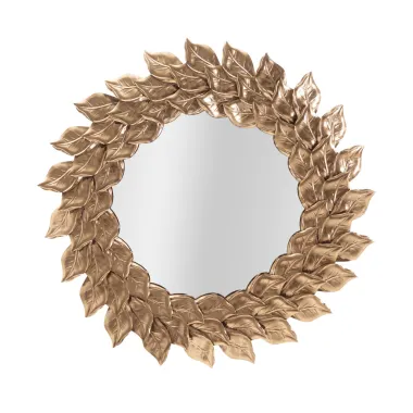 Lustro ścienne GLAM PETAL RAME Ø 73X5 cm